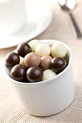 Image showing chocolate balls