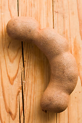 Image showing tamarind on wooden table