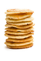 Image showing pile of pancakes