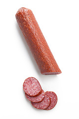 Image showing fresh salami