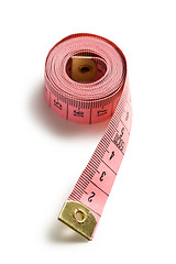 Image showing pink measuring tape