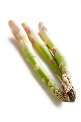 Image showing fresh green asparagus