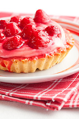 Image showing tasty strawberry pie