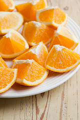 Image showing cut orange