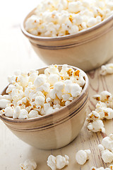 Image showing popcorn in bowl