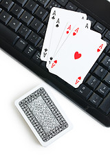 Image showing online poker gambling