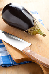 Image showing eggplant in kitchen