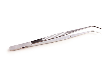 Image showing steel tweezers