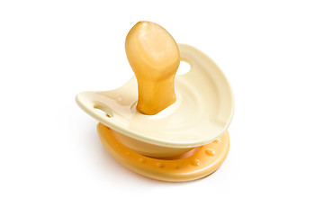 Image showing yellow pacifier