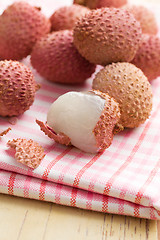 Image showing tasty litchi fruit 