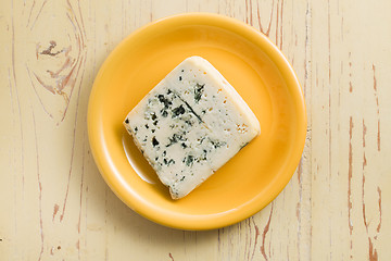 Image showing blue cheese on plate