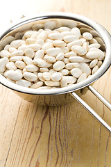 Image showing white beans in colander