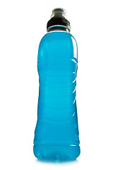 Image showing blue energy drink