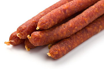 Image showing smoked sausages