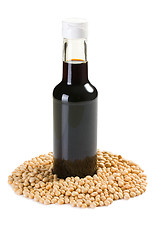 Image showing soy sauce in bottle