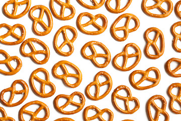 Image showing pretzels on white background