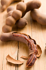 Image showing tamarinds on kitchen table