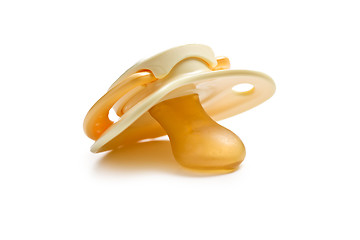 Image showing yellow pacifier