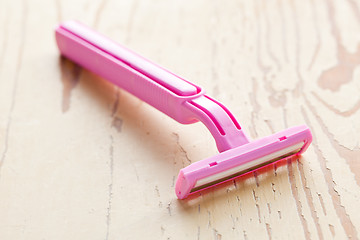 Image showing pink lady shaver