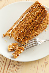 Image showing sweet honey-cake