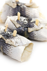 Image showing rollmops on white