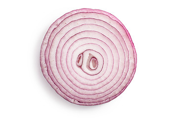 Image showing sliced red onion