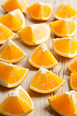 Image showing cut orange