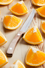 Image showing cut orange
