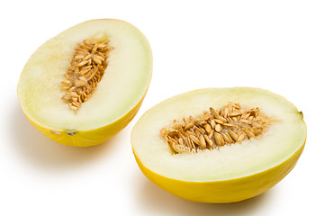 Image showing honeydew melon on white background