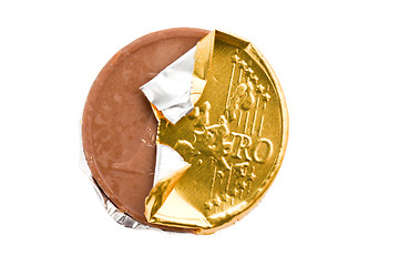Image showing chocolate coin