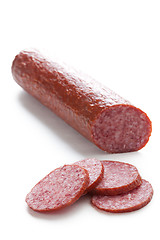 Image showing fresh salami