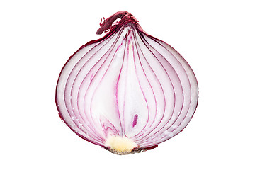 Image showing sliced red onion