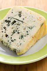 Image showing blue cheese on plate