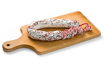 Image showing french white sausage