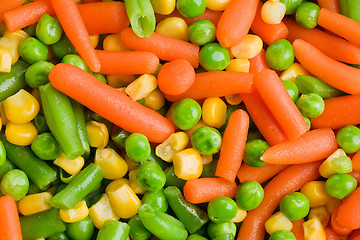 Image showing mixed vegetables background