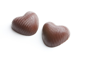 Image showing chocolate hearts