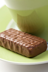 Image showing chocolate biscuit