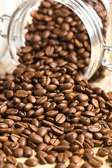 Image showing poured coffee beans