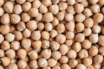 Image showing chickpeas background