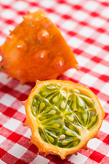 Image showing tasty kiwano fruit