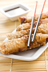 Image showing spring rolls