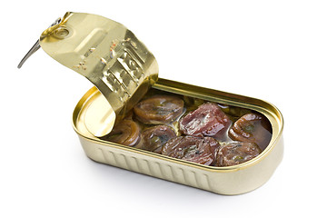 Image showing rolled anchovy with capers