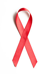 Image showing aids awareness red ribbon 