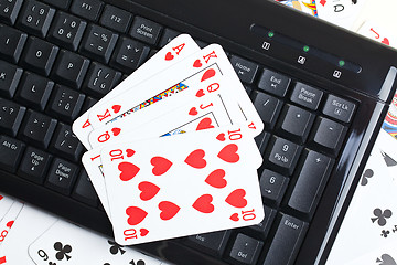 Image showing online poker gambling