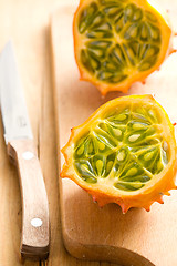 Image showing tasty kiwano fruit