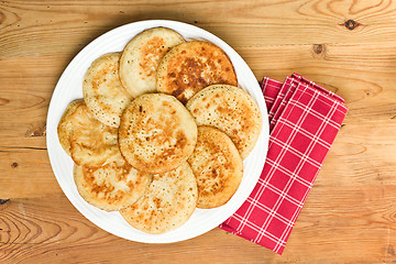 Image showing pancakes on plate