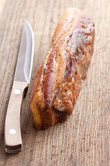 Image showing smoked bacon