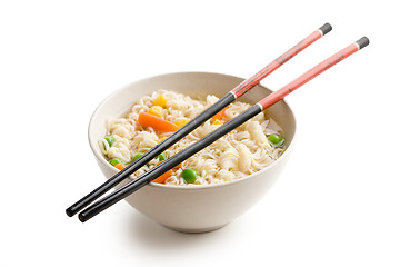 Image showing asian noodle soup