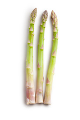 Image showing fresh green asparagus