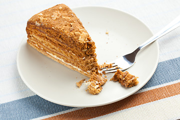 Image showing sweet honey-cake